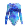Умный цельный купальник Pitaya Mexico SPF-35 Indigo