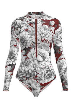 Розумний суцільний купальник Pitaya Philadephia SPF-35 Rosy tangle